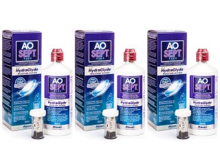 AOSEPT PLUS mit Hydraglyde 3 x 360 ml mit Behälter