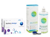 Biofinity Energys (6 Linsen) + Solunate Multi-Purpose 400 ml mit Behälter 16212