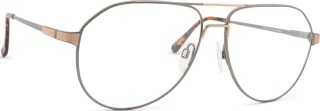 Optical Options Titanium Aviator - gold/grey metal